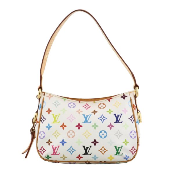 1240004021435 4 Louis Vuitton Lodge PM Bag Shoulder Messenger Bag Monogram Multicolor White