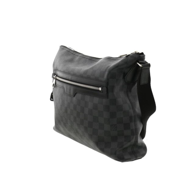 1240004021503 2 Louis Vuitton Mick MM Bag Shoulder Messenger Bag Damier Graphite Black