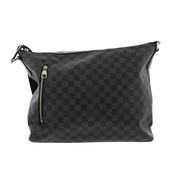 1240004021503 3 Louis Vuitton Mick MM Bag Shoulder Messenger Bag Damier Graphite Black