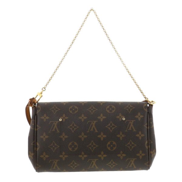 1240004021531 3 Louis Vuitton Favorite MM Shoulder Messenger Bag Monogram Brown