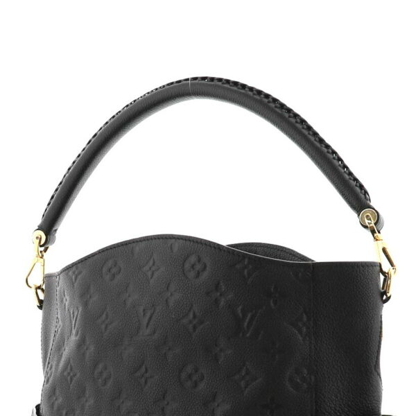 1240004022495 3 Louis Vuitton Bagatelle Bag Shoulder Messenger Bag Empreinte Black