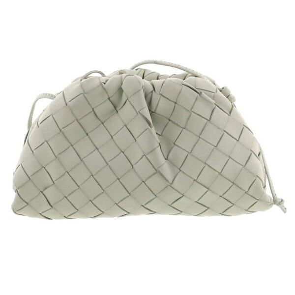 1240004022825 3 Bottega Veneta Mini The Pouch Bag White