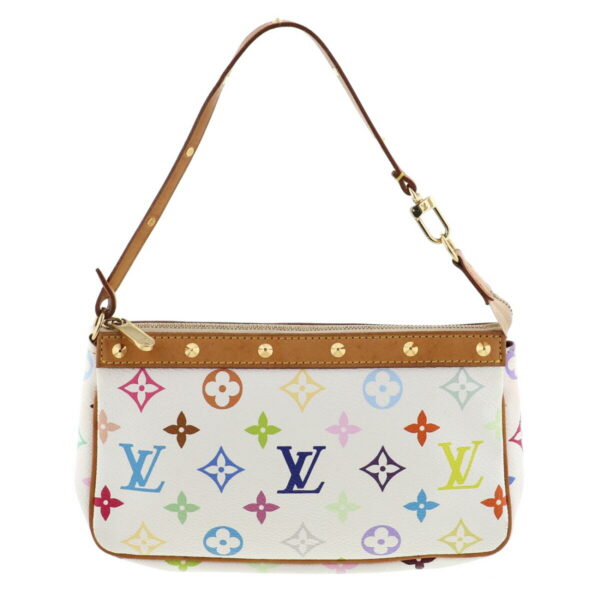 1240004022846 1 Louis Vuitton Pochette Accessory Bag Bag Pouch Clutch Multi Color White