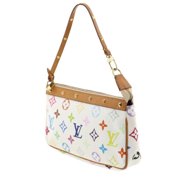 1240004022846 2 Louis Vuitton Pochette Accessory Bag Bag Pouch Clutch Multi Color White