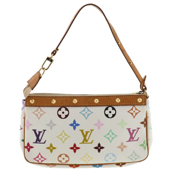 1240004022846 4 Louis Vuitton Pochette Accessory Bag Bag Pouch Clutch Multi Color White