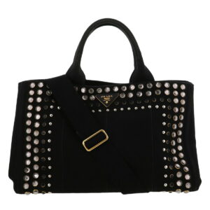 1240004023268 1 Christian Louboutin Nylon Studs Backpack Black