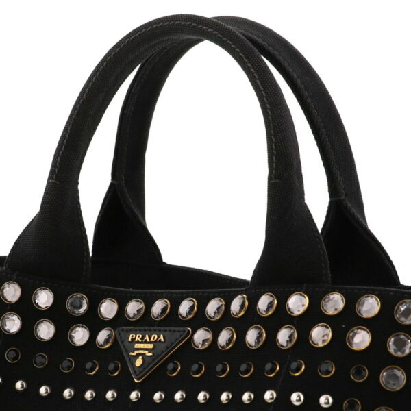 1240004023268 3 Prada View Canapa Tote Bag Black