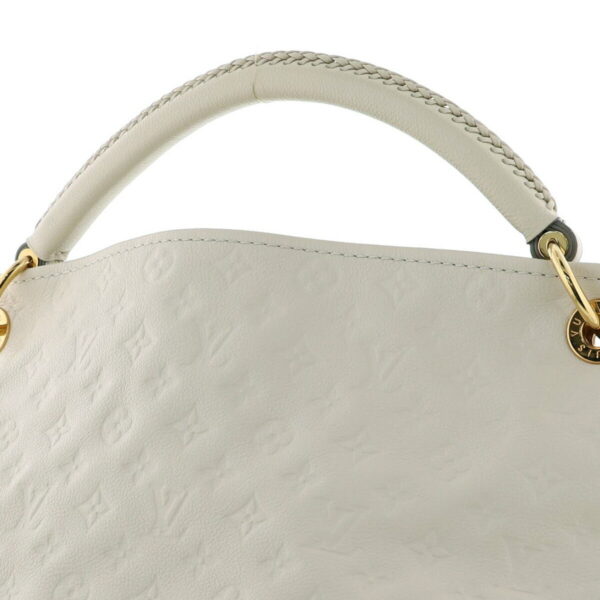 1240004023371 3 Louis Vuitton Artsy MM Shoulder Bag White