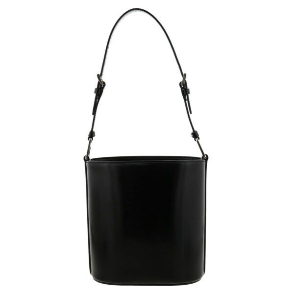 1240004023410 4 Prada Brushed Leather Mini Handbag Black