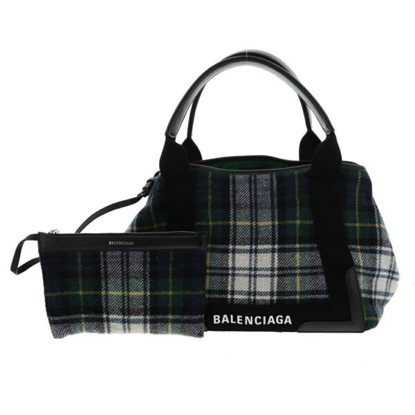 1240004023807 1 Balenciaga Blue Cover S Handbag Green