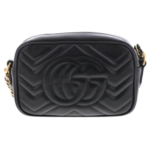 1240004023894 3 Gucci GG Marmont Quilting Mini Bag Black