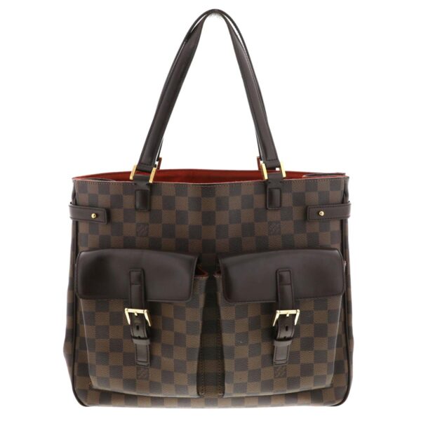 1240004024081 1 Louis Vuitton Usés Shoulder Bag Damier Ebene Brown