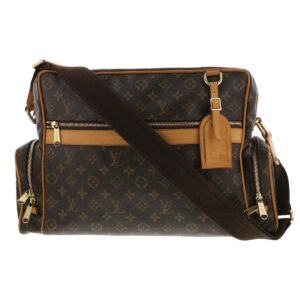 1240004024083 1 Louis Vuitton Porte de Cumandour Monogram Macassar Bag Brown