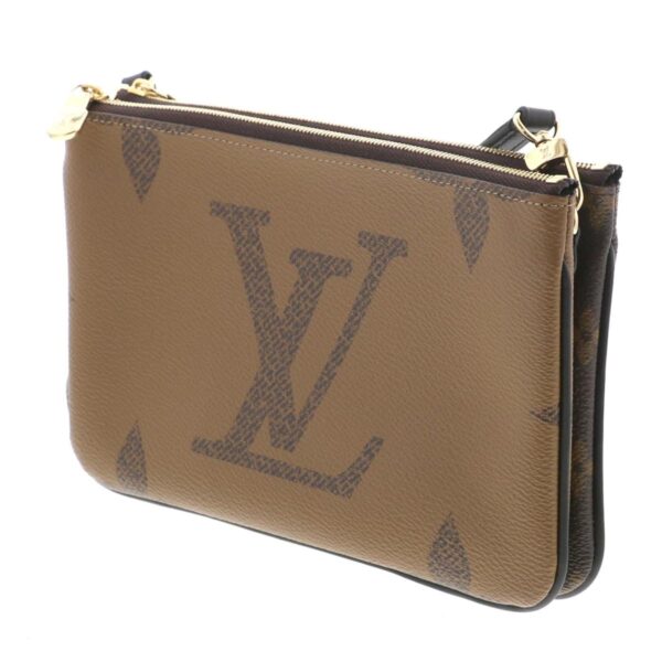 1240004024221 2 Louis Vuitton Pochette Double Zip Shoulder Bag Monogram Giant Reverse