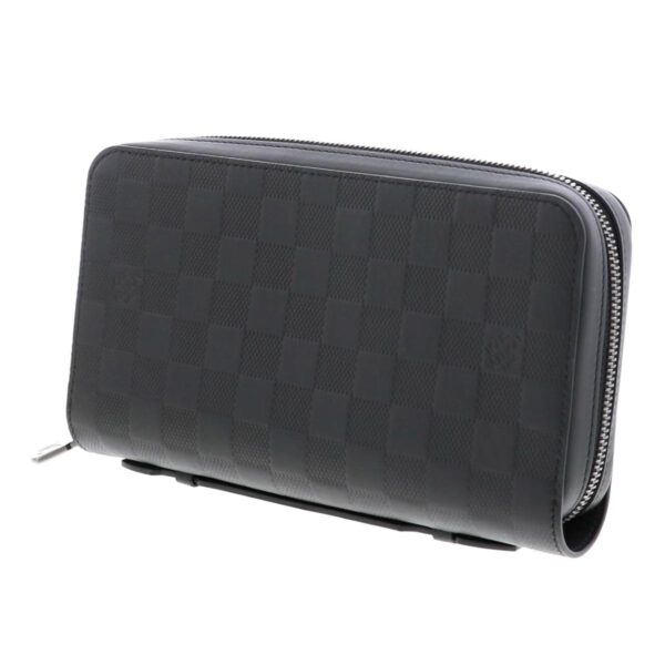 1240004024275 2 Louis Vuitton Zippy XL Wallet Long Wallet Damier Infini Onyx Black