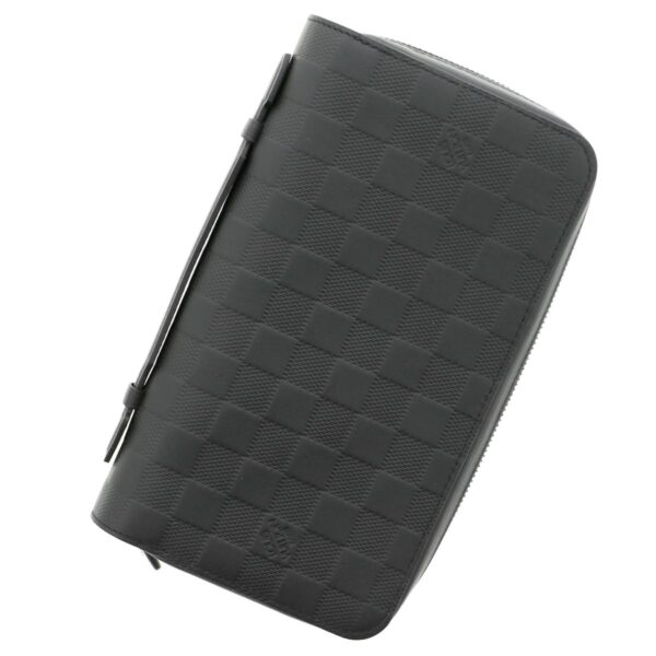 1240004024275 5 Louis Vuitton Zippy XL Wallet Long Wallet Damier Infini Onyx Black