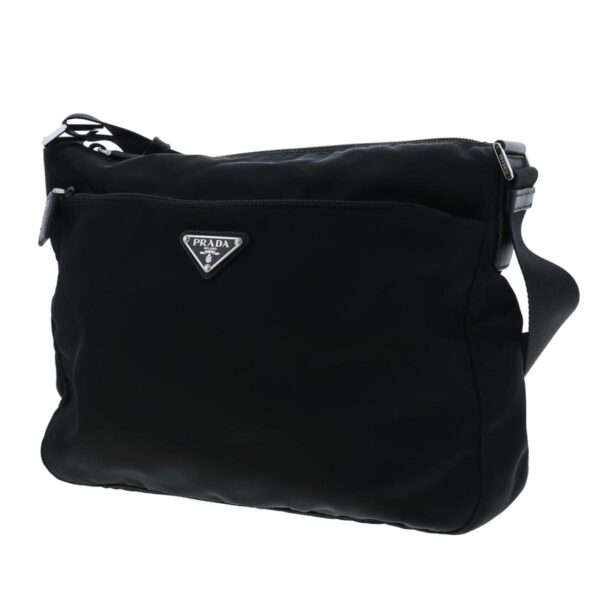 1240004024307 2 Prada Nylon Shoulder Bag Black