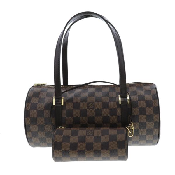 1240004024374 1 Louis Vuitton Papillon Handbag Damier Ebene Brown