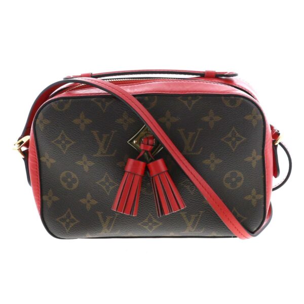 1240004024450 1 Louis Vuitton Saintonge Bag Shoulder Messenger Bag Monogram Red