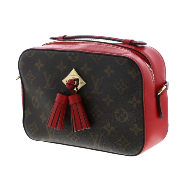 1240004024450 2 Louis Vuitton Saintonge Bag Shoulder Messenger Bag Monogram Red