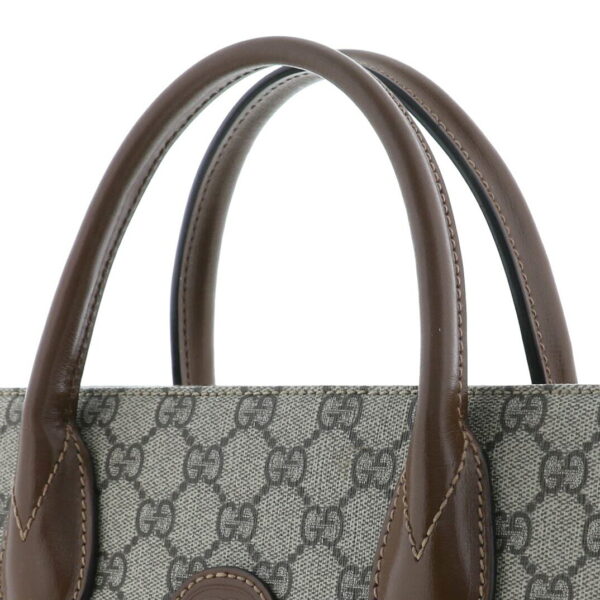 1240004024521 3 Gucci GG Supreme Small Tote Bag Beige