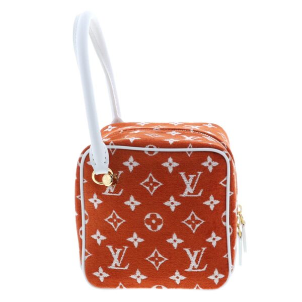 1240004024825 4 Louis Vuitton Square Handbag Monogram Jersey Cart Belle Orange