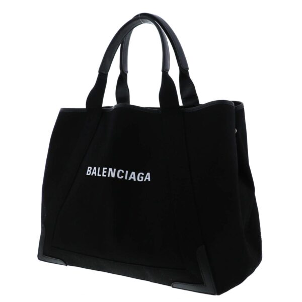 1240004025478 3 Balenciaga Blue Cover M Tote Bag Black