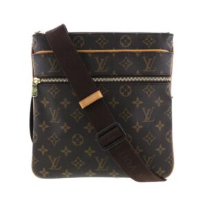 1240004025844 1 Louis Vuitton Monogram Stripe Double Phone Pouch Shoulder Bag