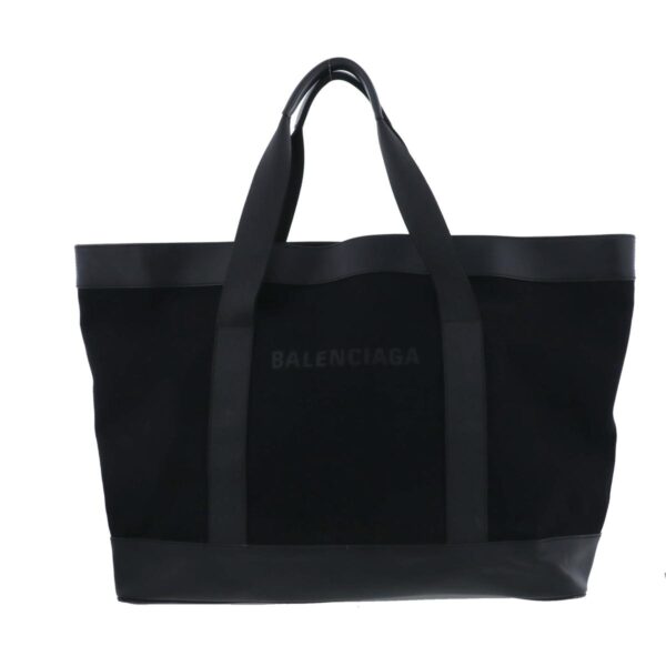 1240004025885 1 Balenciaga Blue Tote Bag Black