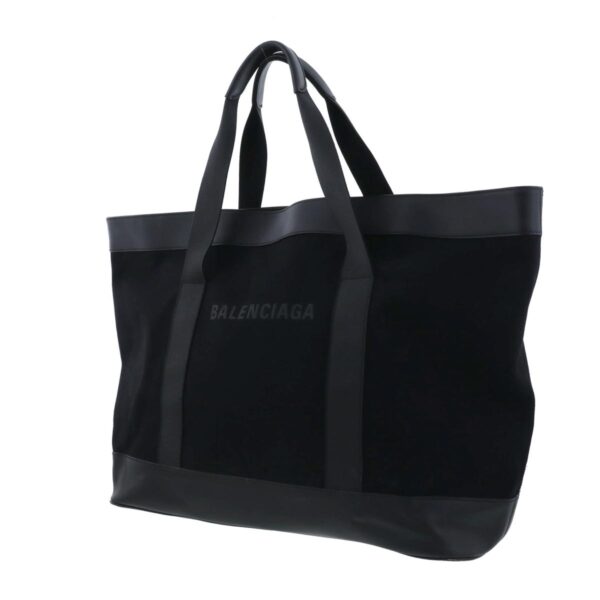 1240004025885 2 Balenciaga Blue Tote Bag Black