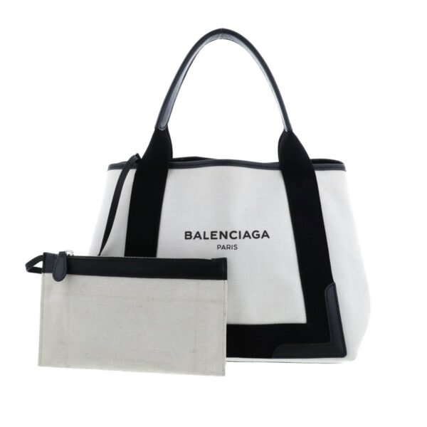 1240004026020 1 Balenciaga Blue Cover S Handbag White