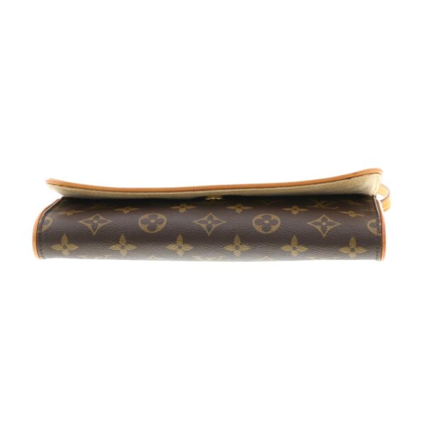 1240004026196 4 Louis Vuitton Pochette Twin GM Bag Pouch Clutch Monogram Brown