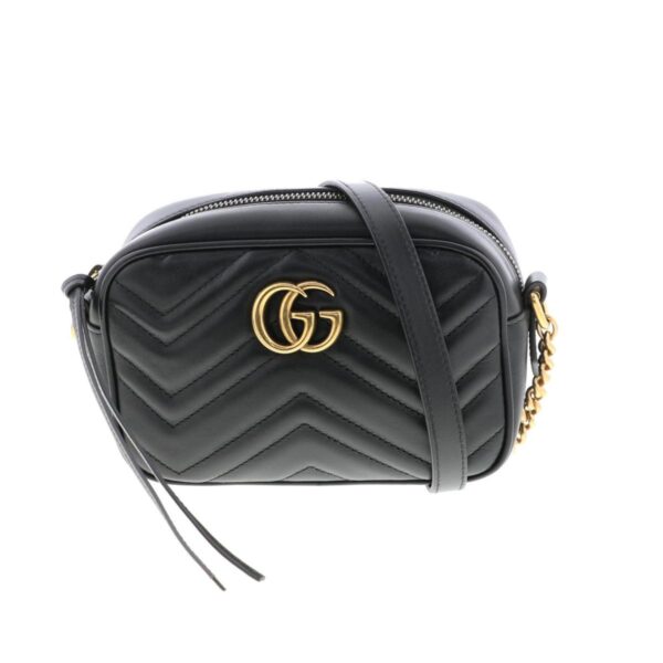 1240004026241 1 Gucci GG Marmont Quilting Mini Bag Black