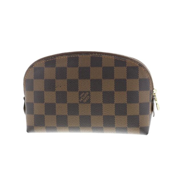 1240004026885 3 Louis Vuitton Pochette Bag Pouch Clutch Damier Ebene Brown