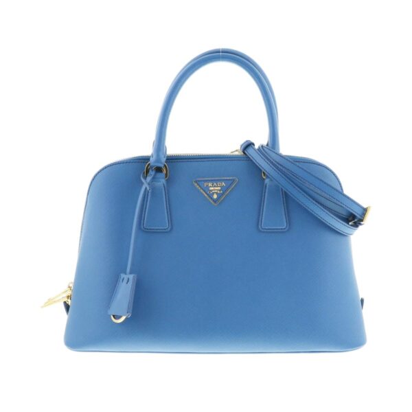 1240004026911 1 Prada Saffiano Lux 2way Handbag Blue