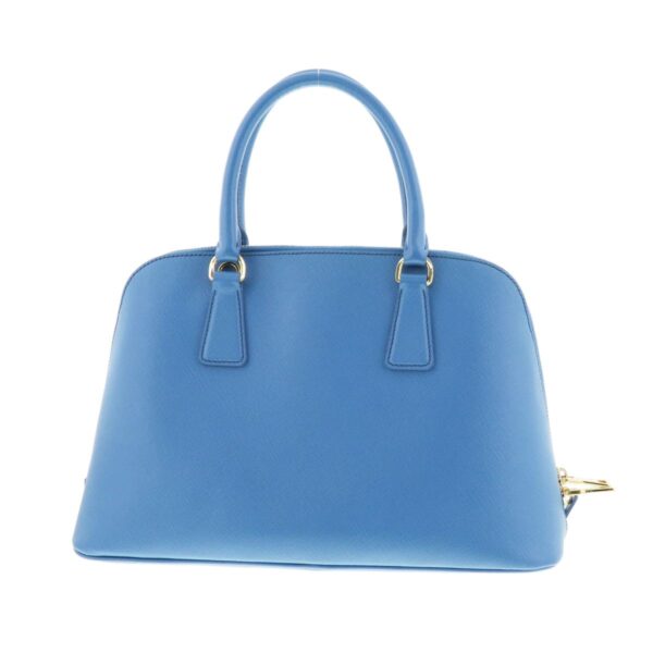 1240004026911 4 Prada Saffiano Lux 2way Handbag Blue