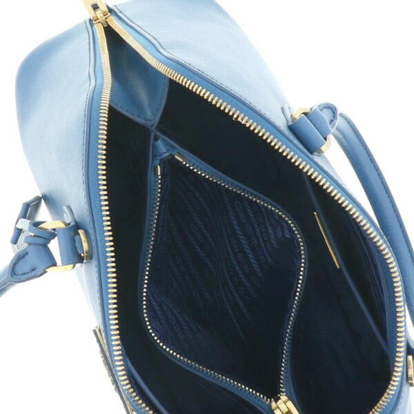 1240004026911 6 Prada Saffiano Lux 2way Handbag Blue