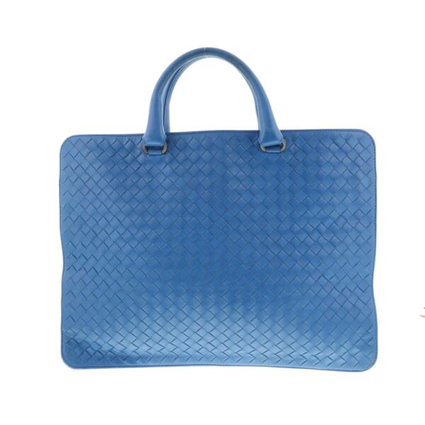 1240004026946 1 Bottega Veneta Intrecciato Briefcase Blue