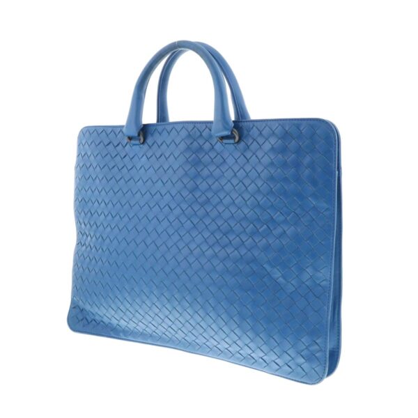 1240004026946 2 Bottega Veneta Intrecciato Briefcase Blue