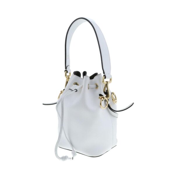 1240004027501 2 Fendi Mini Montresor 2way Shoulder Bag White