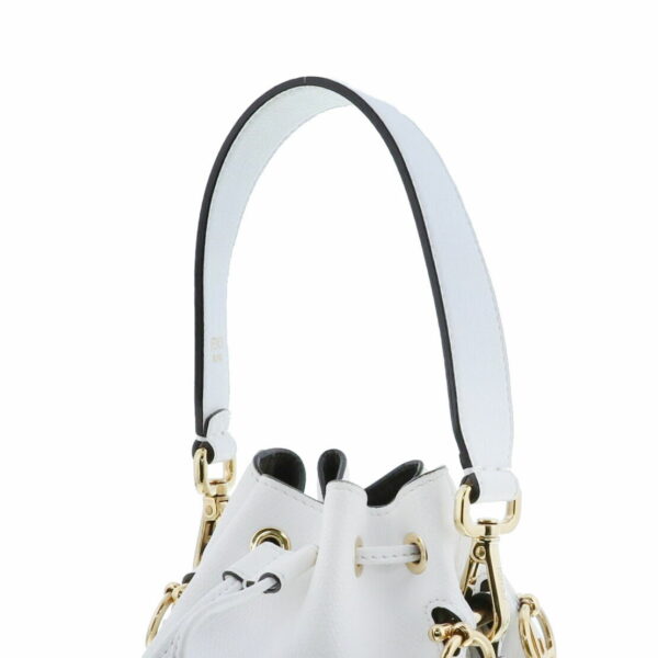 1240004027501 3 Fendi Mini Montresor 2way Shoulder Bag White