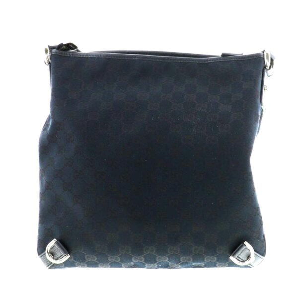 1240004027617 3 Gucci GG Canvas Leather Shoulder Bag Abbey Black