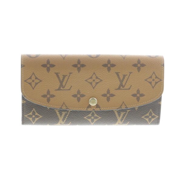 1240004027689 1 Louis Vuitton Portrait Emily Wallet Monogram Reverse Brown