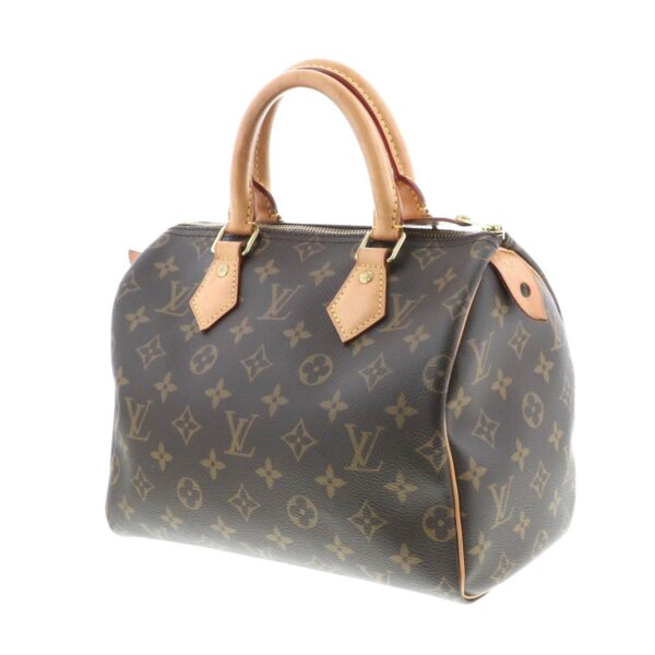 1240004027716 2 Louis Vuitton Speedy 25 Bag Monogram Brown