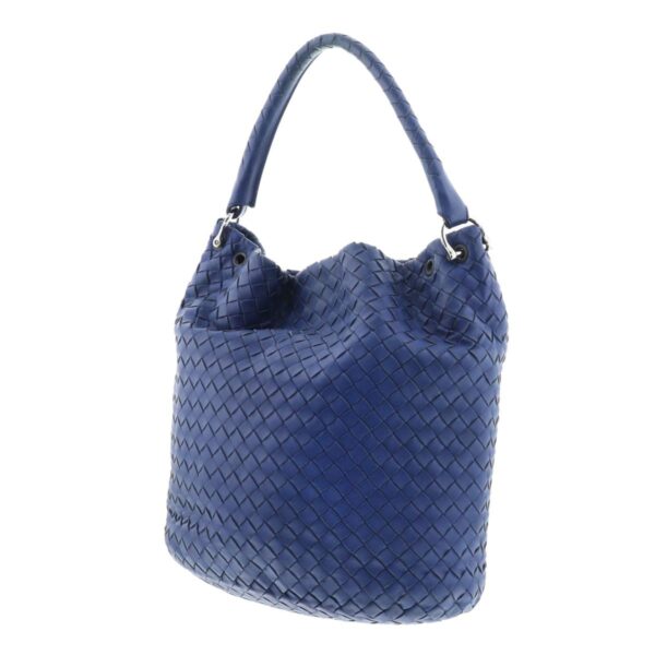 1240004027758 2 Bottega Veneta Intrecciato Nappa Handbag Navy