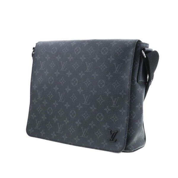 1240004027853 2 Louis Vuitton District MM NM Shoulder Bag Monogram Eclipse Black