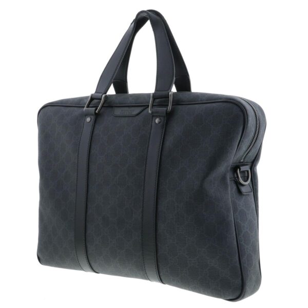 1240004028077 2 Gucci GG Supreme Briefcase Black