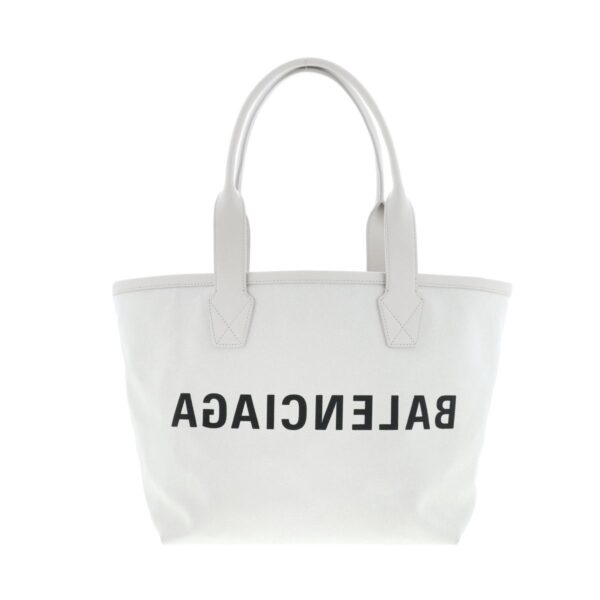 1240004028138 1 1 Balenciaga Canvas Tote Bag White