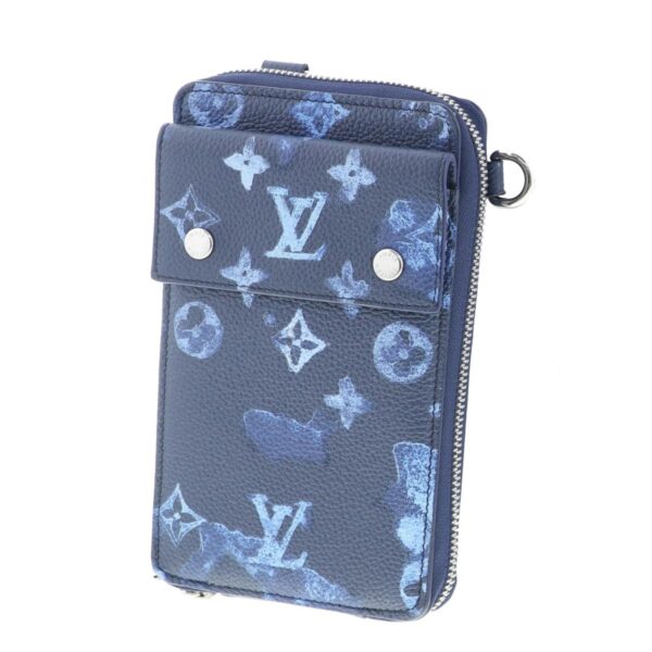 1240004028151 2 Louis Vuitton Fountain Shoulder Bag Watercolor Monogram Navy