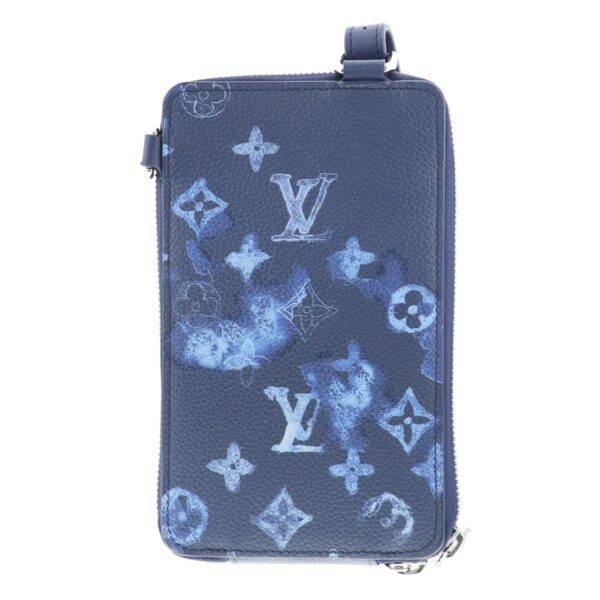 1240004028151 3 Louis Vuitton Fountain Shoulder Bag Watercolor Monogram Navy